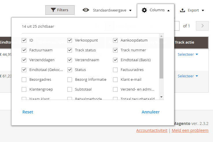 Voorbeeld personaliseren