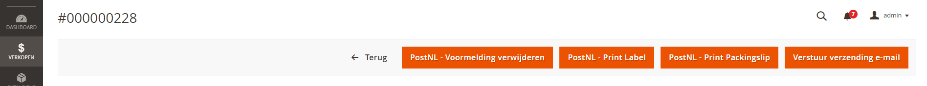 PostNL opties